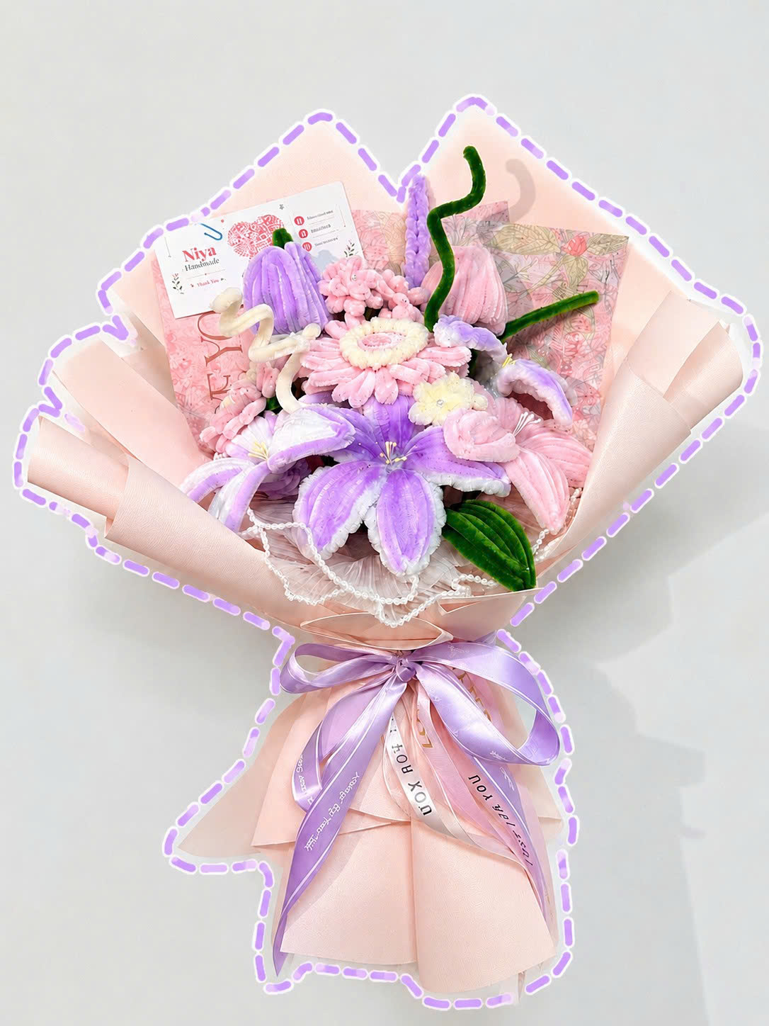 Bó Hoa Nhung Nở Rộ Tình Yêu - Rainbow Blossom - ảnh 1
